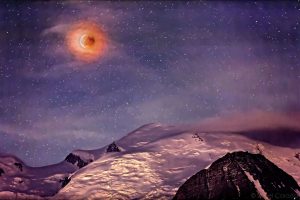 Eclipse sur Mont-Blanc