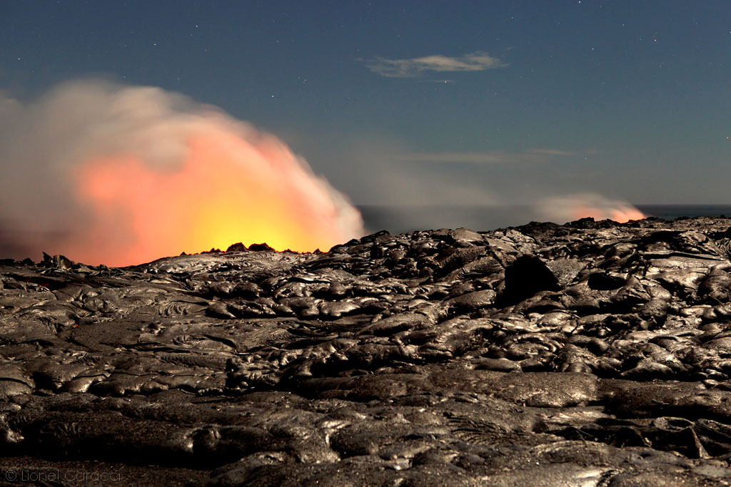 Photo de paysage nature - Volcan d'Hawaïï - © Lionel Caracci Krom Galerie