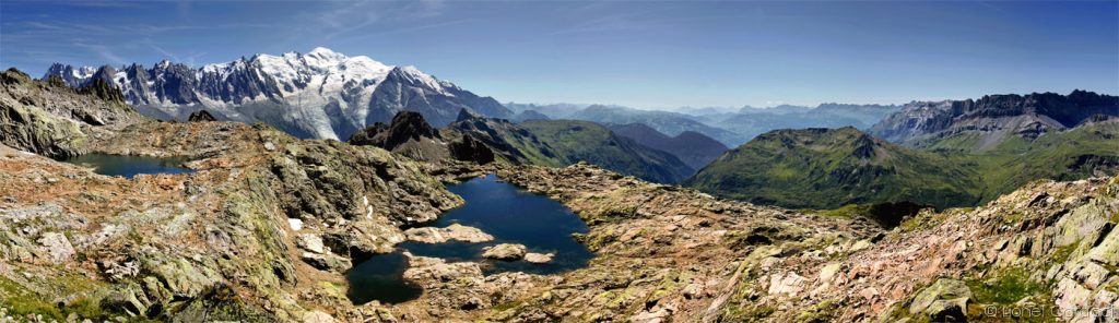 Photo des Alpes - Mont Blanc et Aiguilles Rouges - © Lionel Caracci Krom Galerie