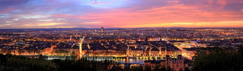 Tirage Lyon et Alpes, panoramique - Photographies d'art de Lionel Caracci, Krom Galerie Lyon