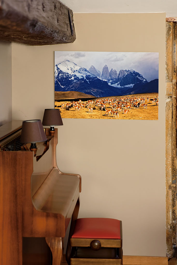 Photographie d'art de Patagonie, chez un client - photos Lyon galerie Krom